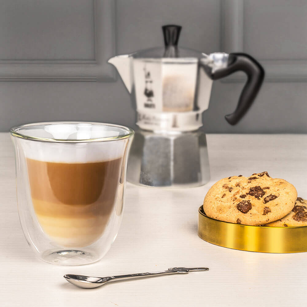 Bialetti Firenze Set of 2 Double Walled Cups 300ml